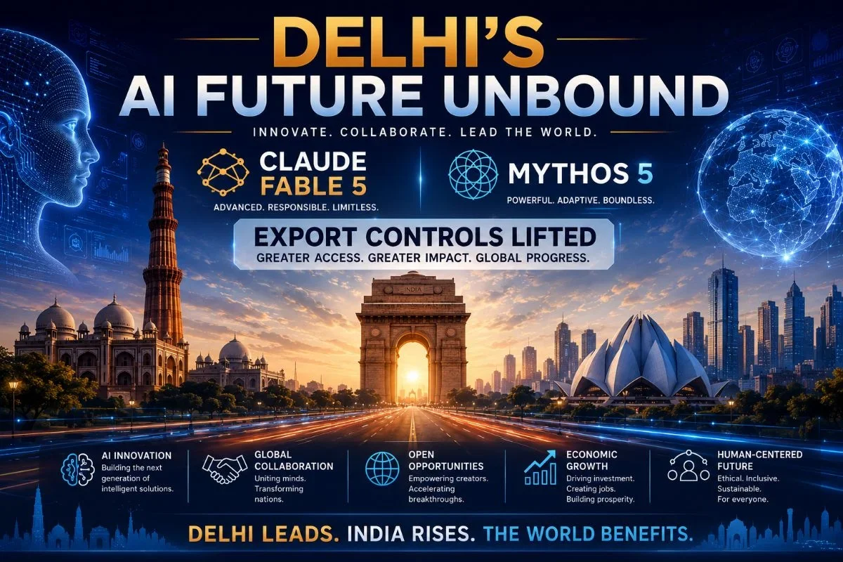 Delhi's AI Future Unbound: Claude Fable 5 & Mythos 5 Export Controls Lifted