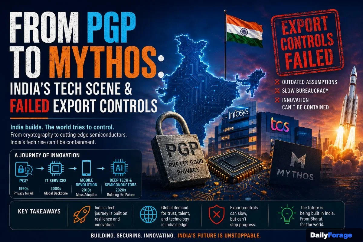 From PGP to Mythos: India's Tech Scene & Failed Export Controls